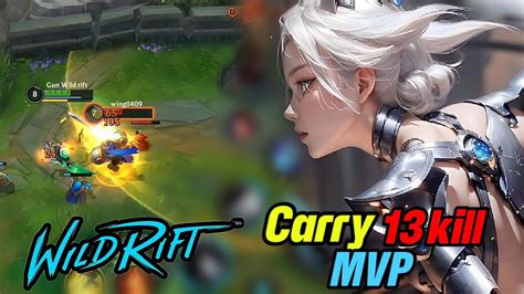 Wild Rift Camille Carry Mvp Camille Vs Garen Baron Lane Season 12