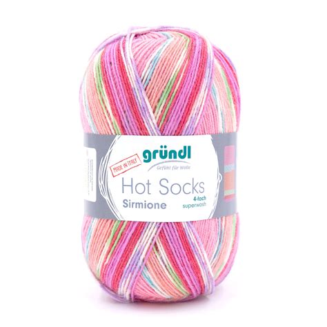 Gründl Wolle Hot Socks Sirmione 100 g oleander multicolor kaufen Globus Baumarkt