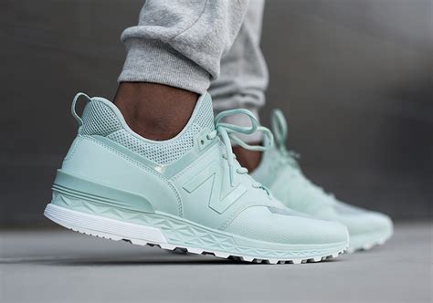 New Balance 574 Sport Mint Burgundy - Sneaker Bar Detroit
