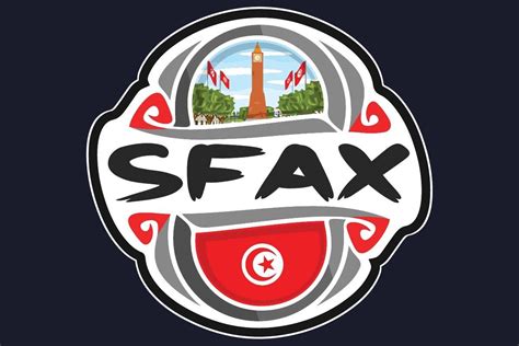 Sfax Tunisia Flag Travel Badge Logo Graphic By Travelstore · Creative