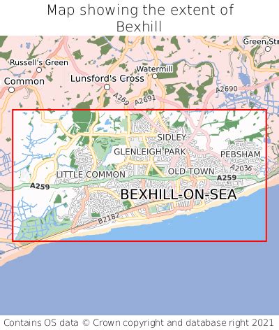 bexhill bexhill   map