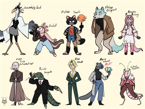 I Drew Some Bna Characters In Their Concept Art Style Rbrandnewanimal
