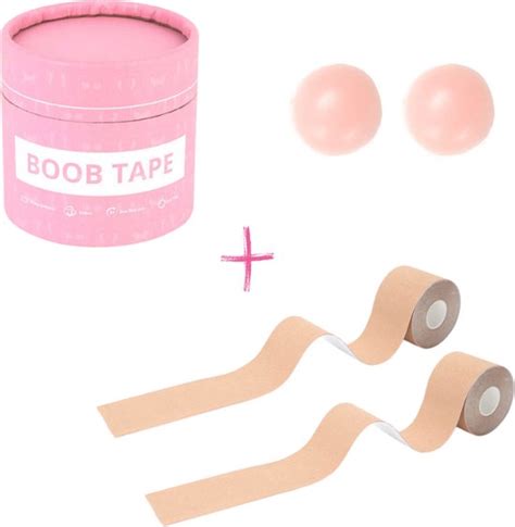 Homezie Boob Tape Rollen Van Meter Herbruikbare Nipple Covers Lichte Bol