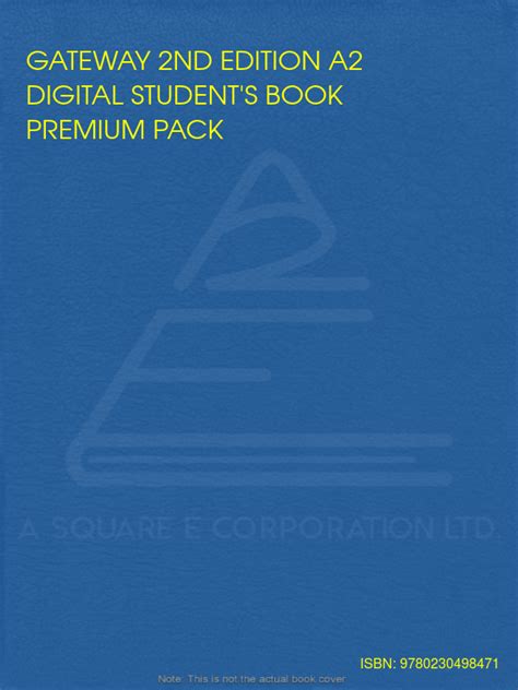 Gateway 2nd edition A2 Digital Student’s Book Premium Pack – A2E ...