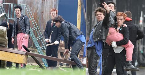 Sex Pistols Actors Cause Chaos On Danny Boyle S Pistol Set Photos