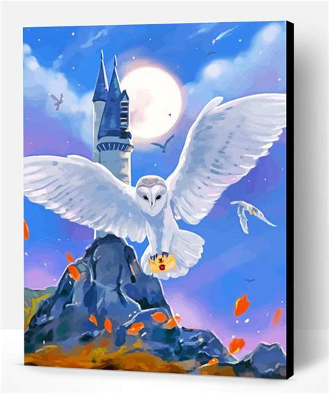 Hedwig Harry Potter Owl Paint By Number Paint By Numbers Pro