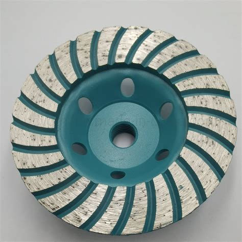 OEM Diamond Tools Granite Stone Grinding Turbo Cup Wheel For Concrete