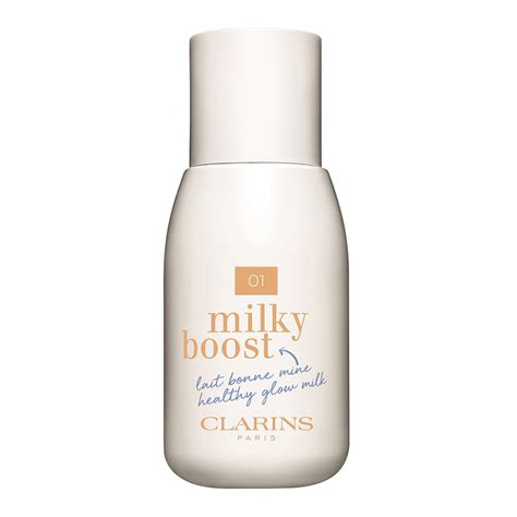 Тональные средства CLARINS Оттеночный флюид для лица Milky Boost ...