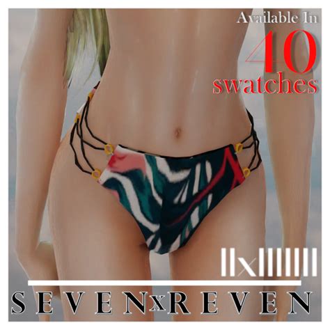 Hollow Out Side Criss Cross Tropic Bikini Bottoms Files The Sims 4 Create A Sim CurseForge