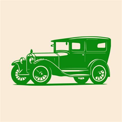 Desenho de ilustração vetorial de carro retro de corrida hot rod vetor Premium gerado IA