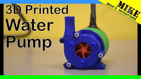 3d Printed Water Pump