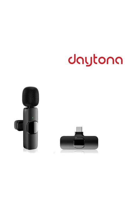 Daytona K9t / Type-c Telefon Için Yaka Mikrofonu Kablosuz (GİRİŞ:USB ...