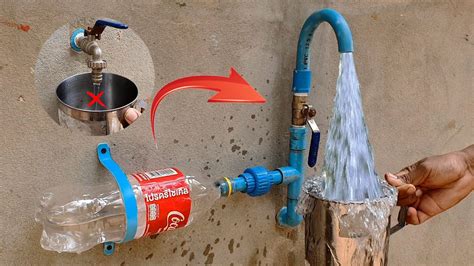 Simple Tricks Of Bottle To Fix PVC Pipe Low Pressure Water Most People