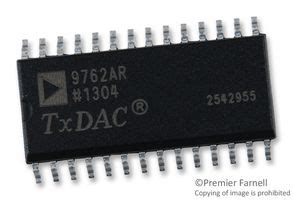 AD9762AR Analog Devices Datasheet PDF Footprint Symbol Technical