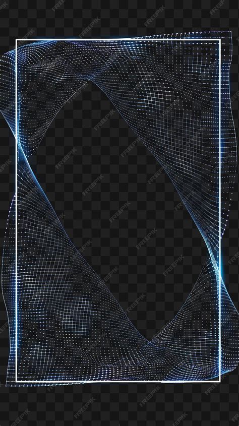 Premium Psd Psd Tron Grid Light Neon Frame With Tron Inspired Grid