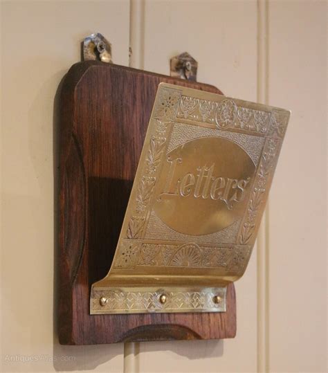 Antiques Atlas Edwardian Oak Wall Mounted Letter Rack