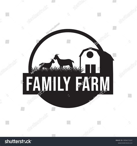 Family Farm Logo Icon Vector Template Stock Vector (Royalty Free) 2056173107 | Shutterstock