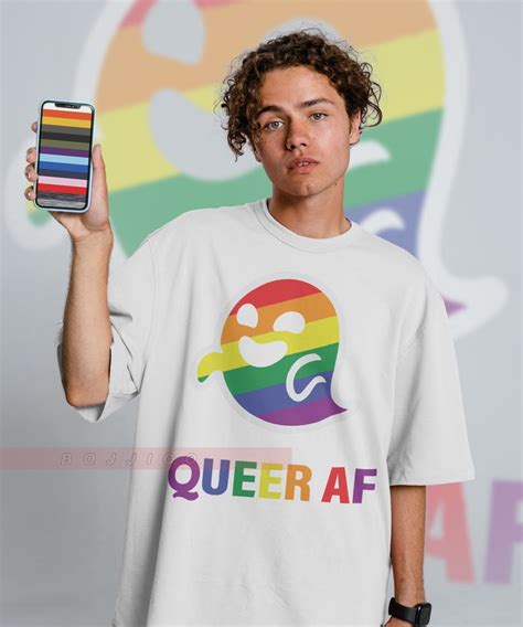 Lgbtq Queer Af T Shirt Human S Right Tee Funny Lgbt Tee Gay Pride Gift Pride Rainbow Love