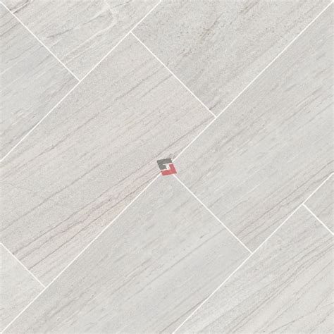 Lapato 3d Malhari White 12x24 Semi Polished Porcelain Tile