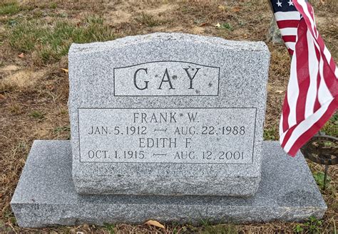 Frank W Gay 1912 1988 Find A Grave Memorial