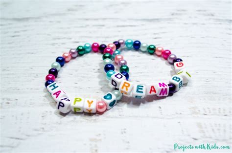Colorful Beaded Friendship Bracelets For Kids Projects With Kids