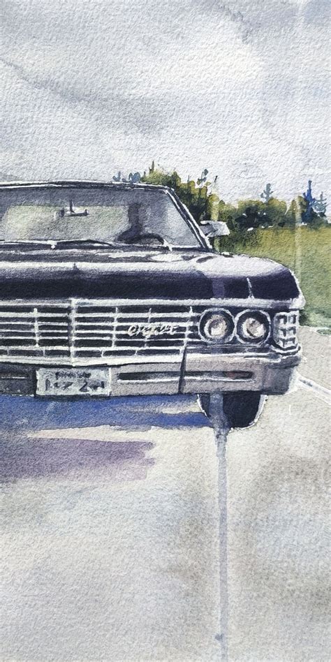 Картина Chevrolet Impala ретро автомобиль машина в интернет-магазине ...