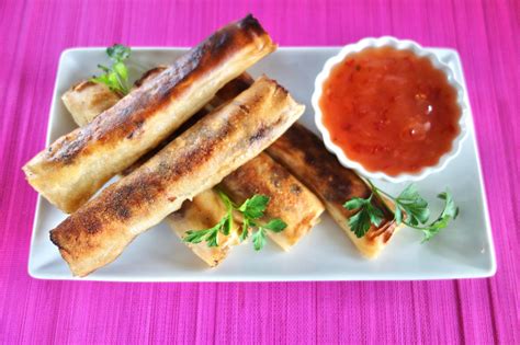 The Happy Home Cook Lumpiang Shanghai With Sweet And Sour Sauce