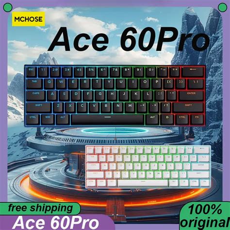 Mchose Ace Pro Gaming Keyboard Ttc Uranus Magnetic Switch Mm Hot Swap Rgb For Gaming