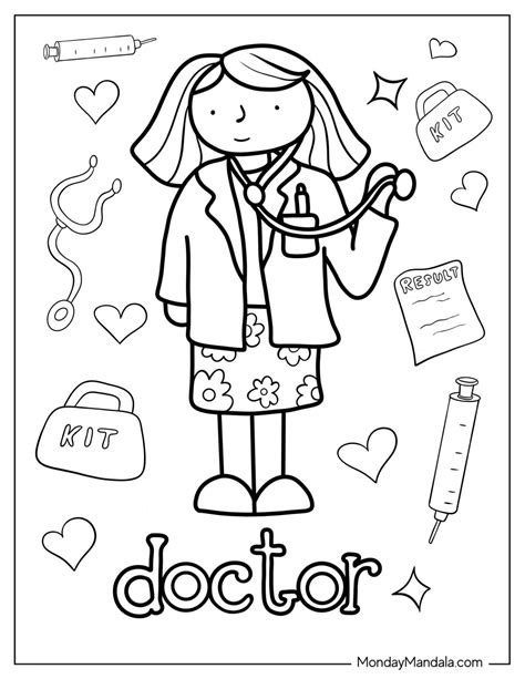 20 community helpers coloring pages free printables – Artofit