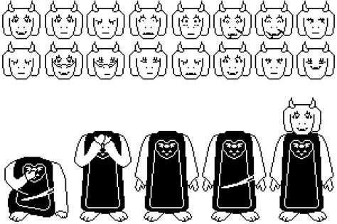 Pixilart Toriel Sprite Sheet By Animator 496