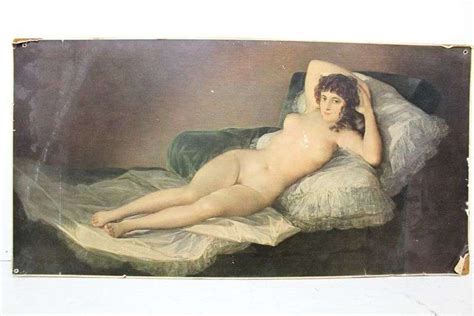 The Naked Maja Or The Nude Maja By Francisco De Goya