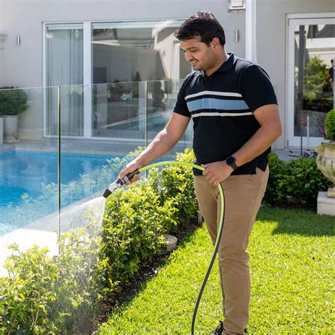 Pope 125mm X 15m Hydraflex Garden Hose With Nozzle Bunnings Australia