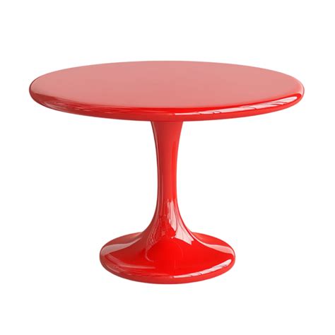 Red Table On Transparent Background Ai Generative 49105006 Png