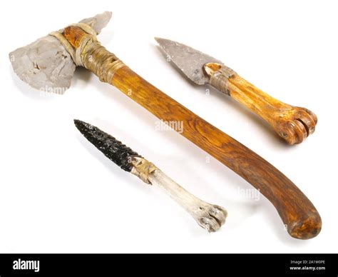 stone tools ancient high resolution stock photography  images alamy
