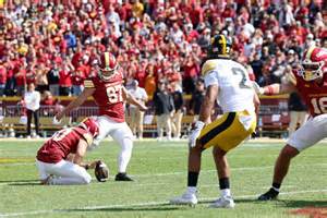 Kyle Konrardy’s late 54-yard FG lifts No. 16 Iowa State past Iowa