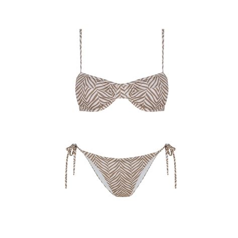 Bikini Balconette Arena Tie Beige Robin Collection Robin Collection