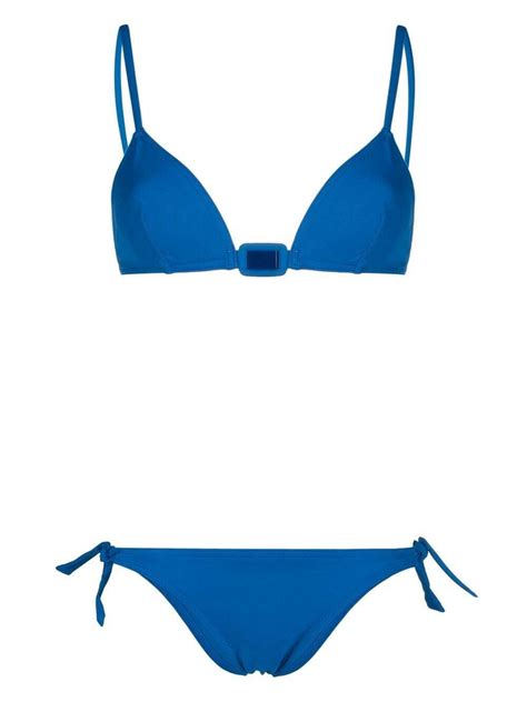 ERES Shine Triangle Bikini Blue Editorialist
