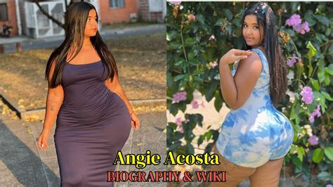 Angie Acosta Colombian Plus Size Model Latina Beauty Fashion Curvy Instagram Star Biography