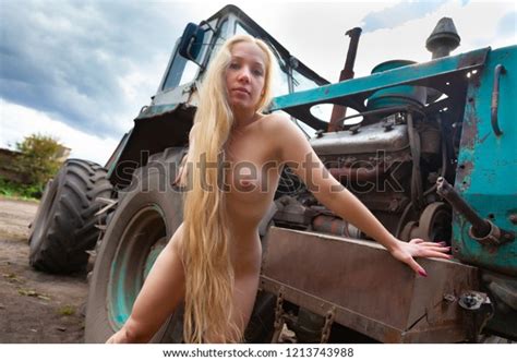 Naked Beautiful Blonde Girl Long Hair Stock Photo Shutterstock