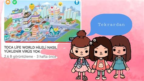 Toca Life World Hileli Nasil Yüklenir Tekrar YouTube