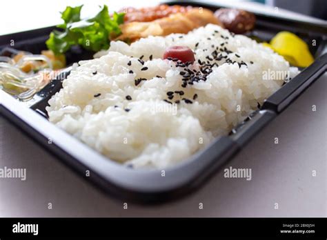 a box lunch, Japanese style lunch, Chinese food Stock Photo - Alamy
