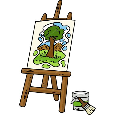 Painting Easel Clipart