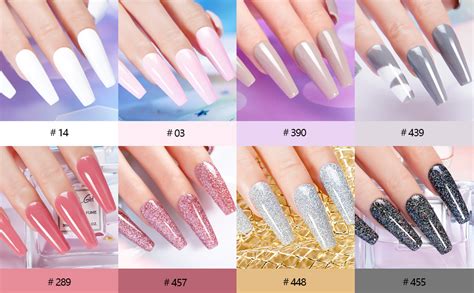 Dipping Powder Nails Set Farben Nude Grey Dip Powder Nail Kit