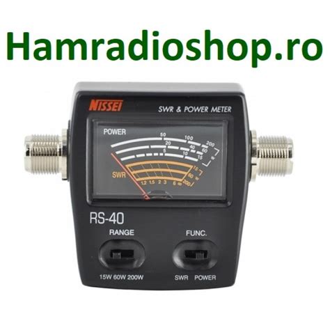 Nissei, RS 40, SWR, Power, Reflectrometru, 140 - 150, 430 - 450 MHz