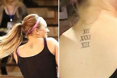 Kaley Cuoco Wedding Tattoo Actress Shows Off Roman Numerals Of Wedding