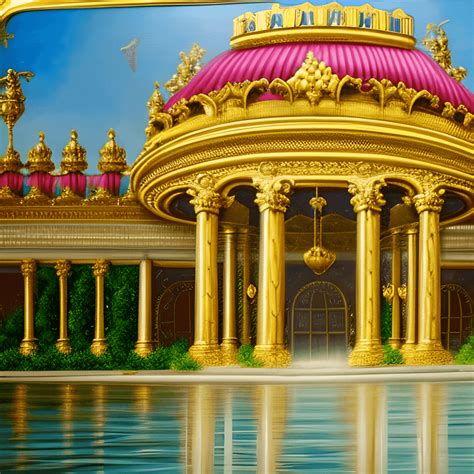 Golden Palace Graphic · Creative Fabrica