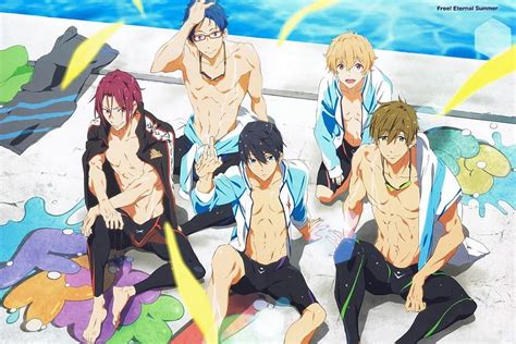 Iwatobi Swim Club Rei Ryugazaki Swimmers Anime Pool Makoto