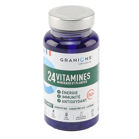 Granions Vitamines Min Raux Et Plantes Comprim S Pour Les Plus De