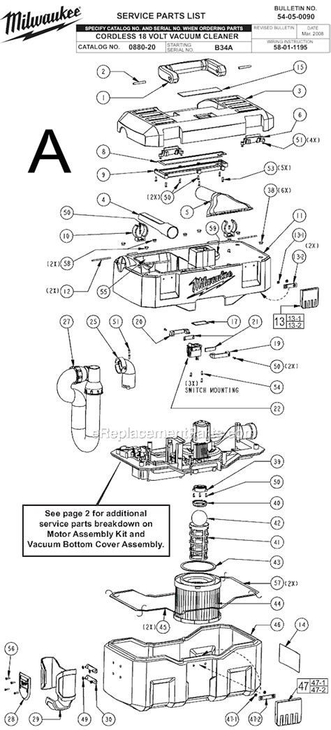 electrolux canister vacuum parts diagram
