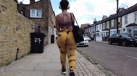 Candid HUGE ASS British Caught